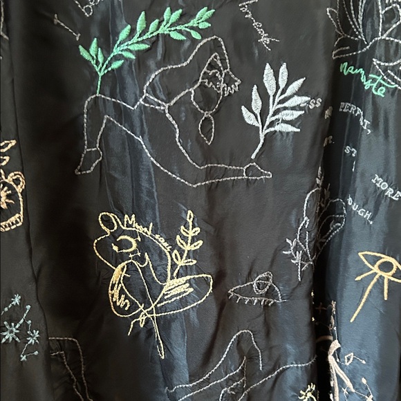 Johnny Was Black Embroidered Top - Picture 10 of 10